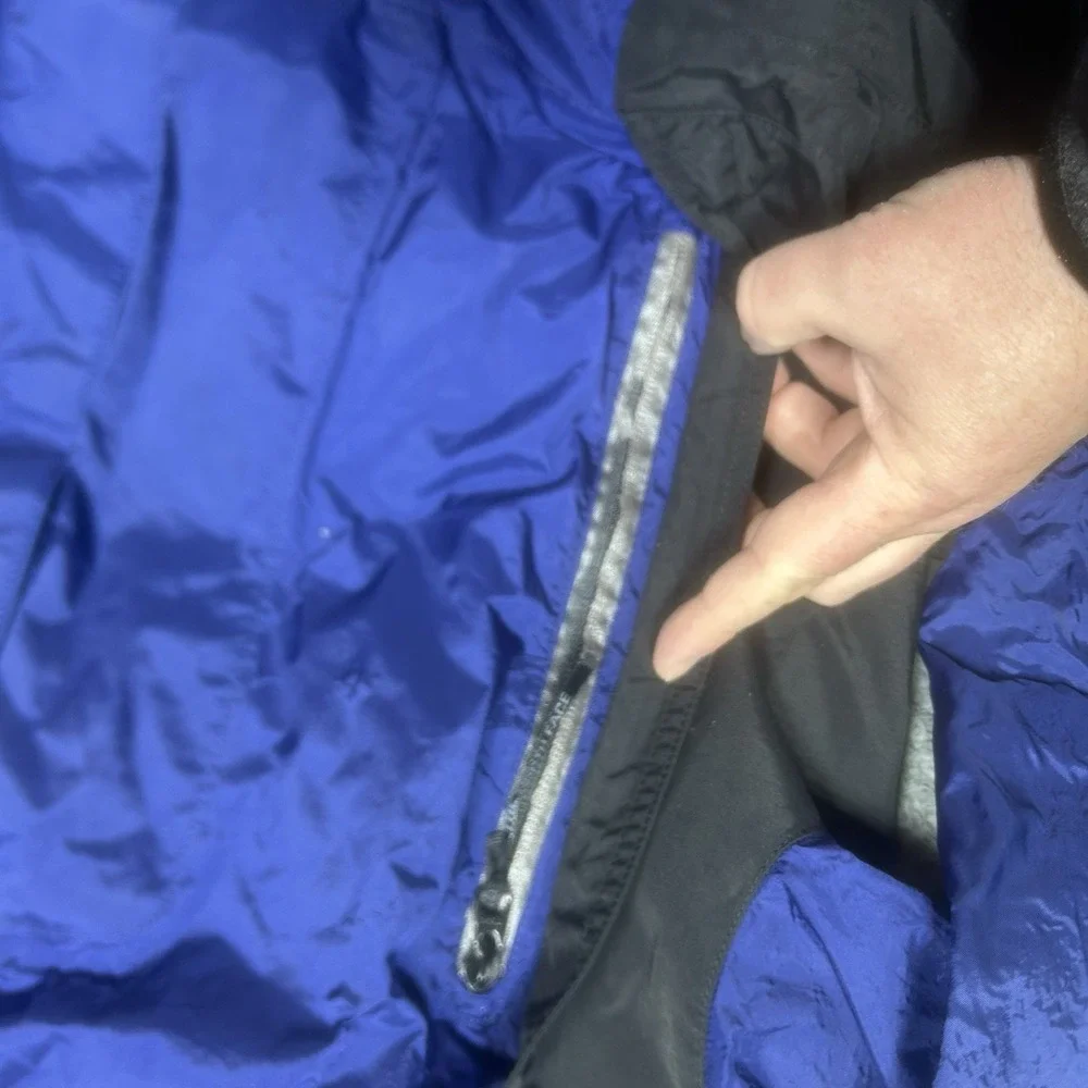 Vintage The North Face Jacket Mens L Blue Black Gore-Tex‎ Mountain Light Ski 90s